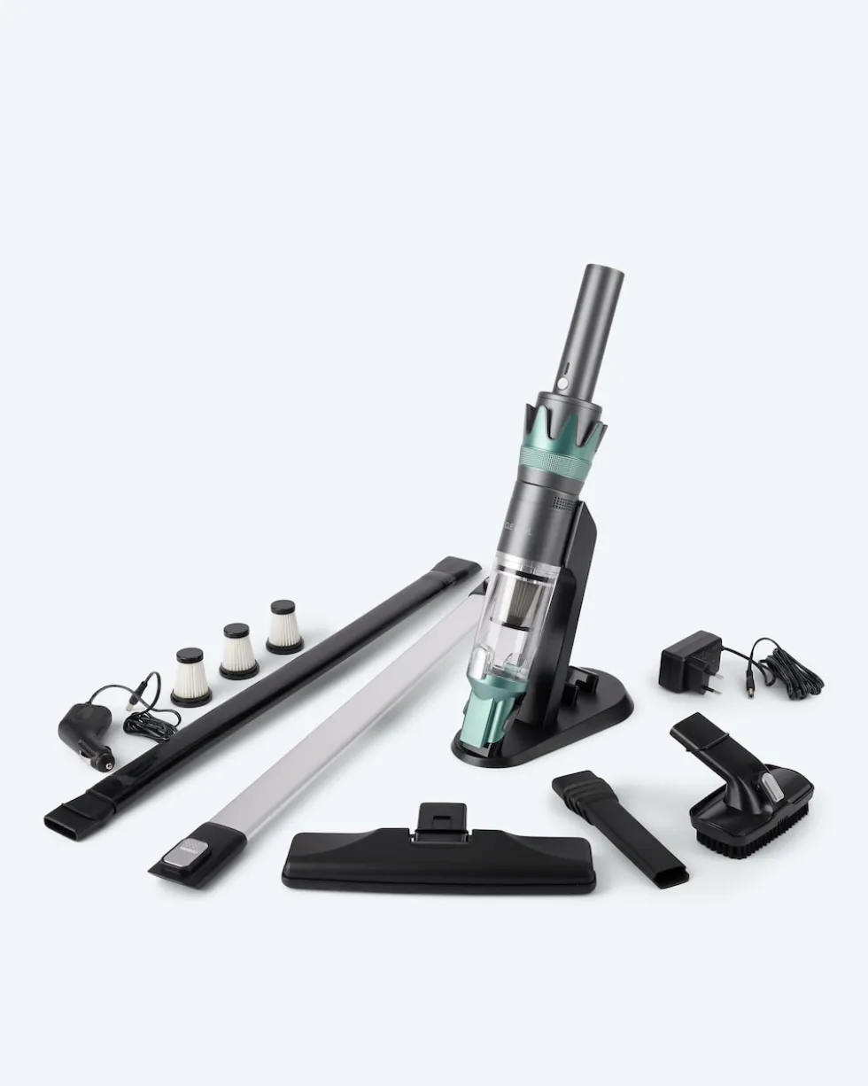 Akku-Hand- und -bodenstaubsauger Kombi-Set