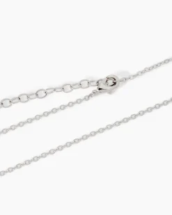Anhänger + Kette mit Zirkonia