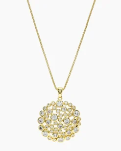 Anhänger + Kette mit Zirkonia