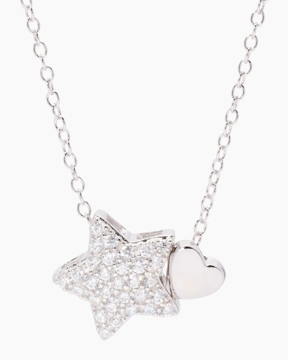 Anhänger mit Kette und Zirkonia