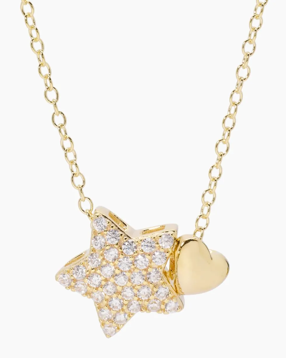 Anhänger mit Kette und Zirkonia