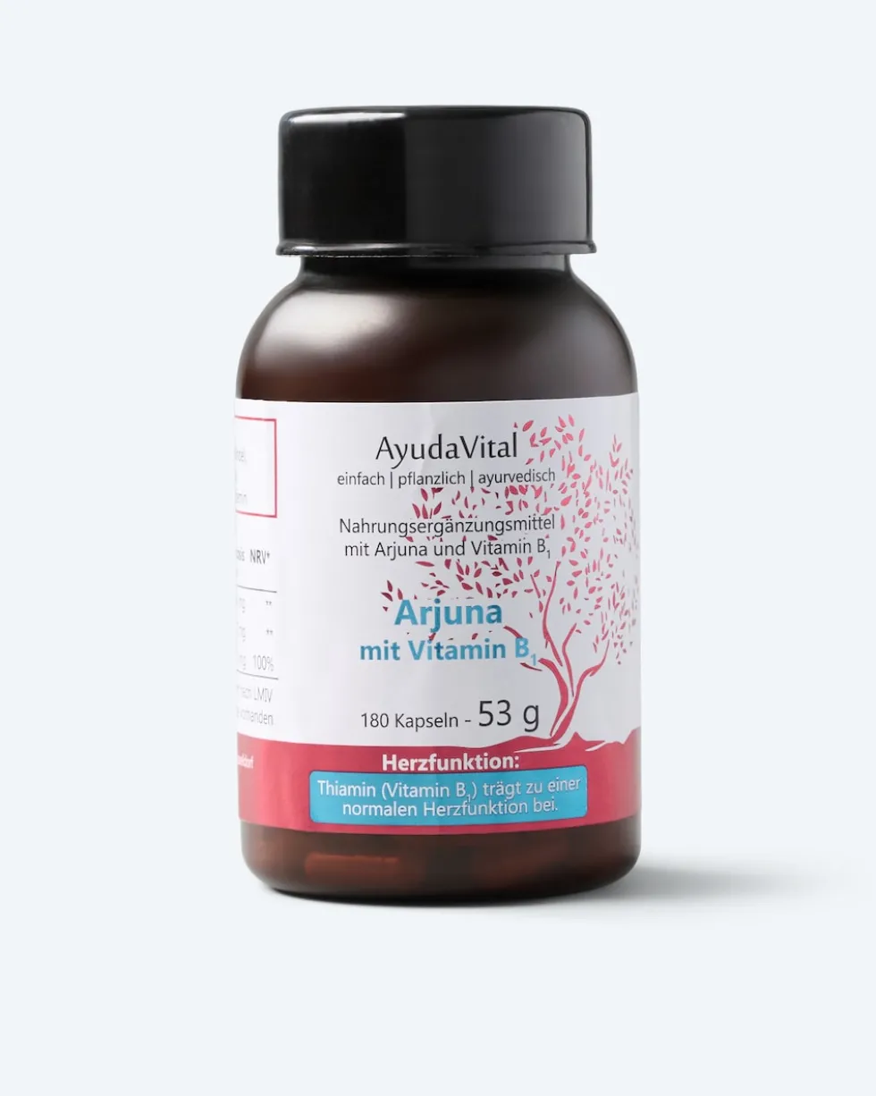 Arjuna mit Vitamin B1, 180 Kps.