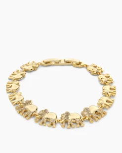 Armband "Elefant" mit Zirkonia