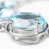 Armband mit Amethyst oder Sky Blue Topas