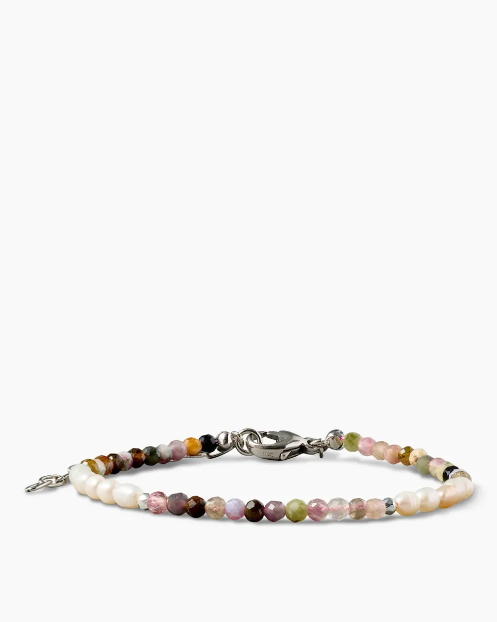 Armband mit Edelsteinen & SWZ-Perlen
