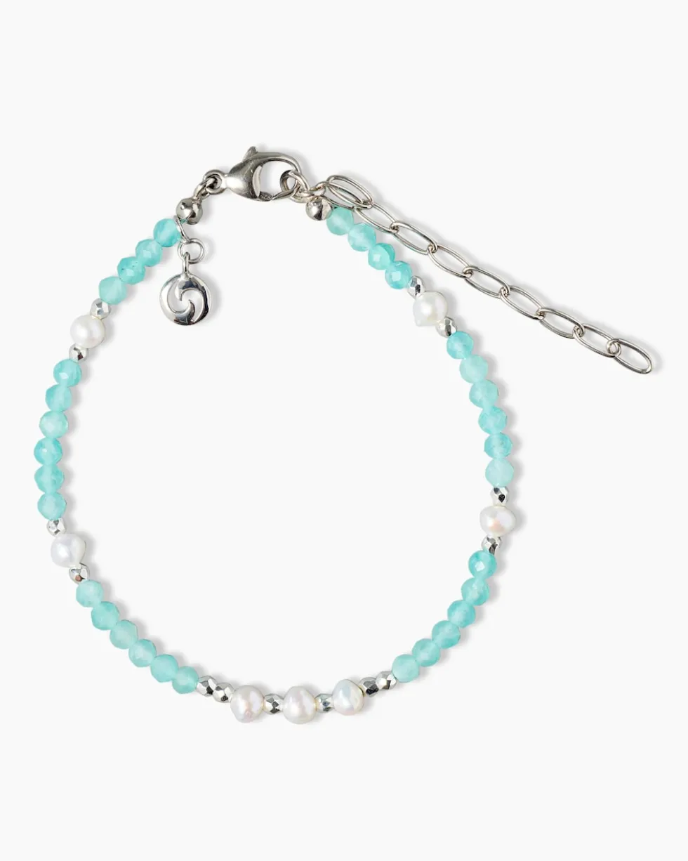 Armband mit Edelsteinen & SWZ-Perlen