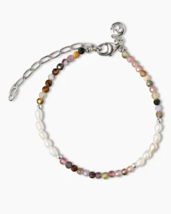 Armband mit Edelsteinen & SWZ-Perlen