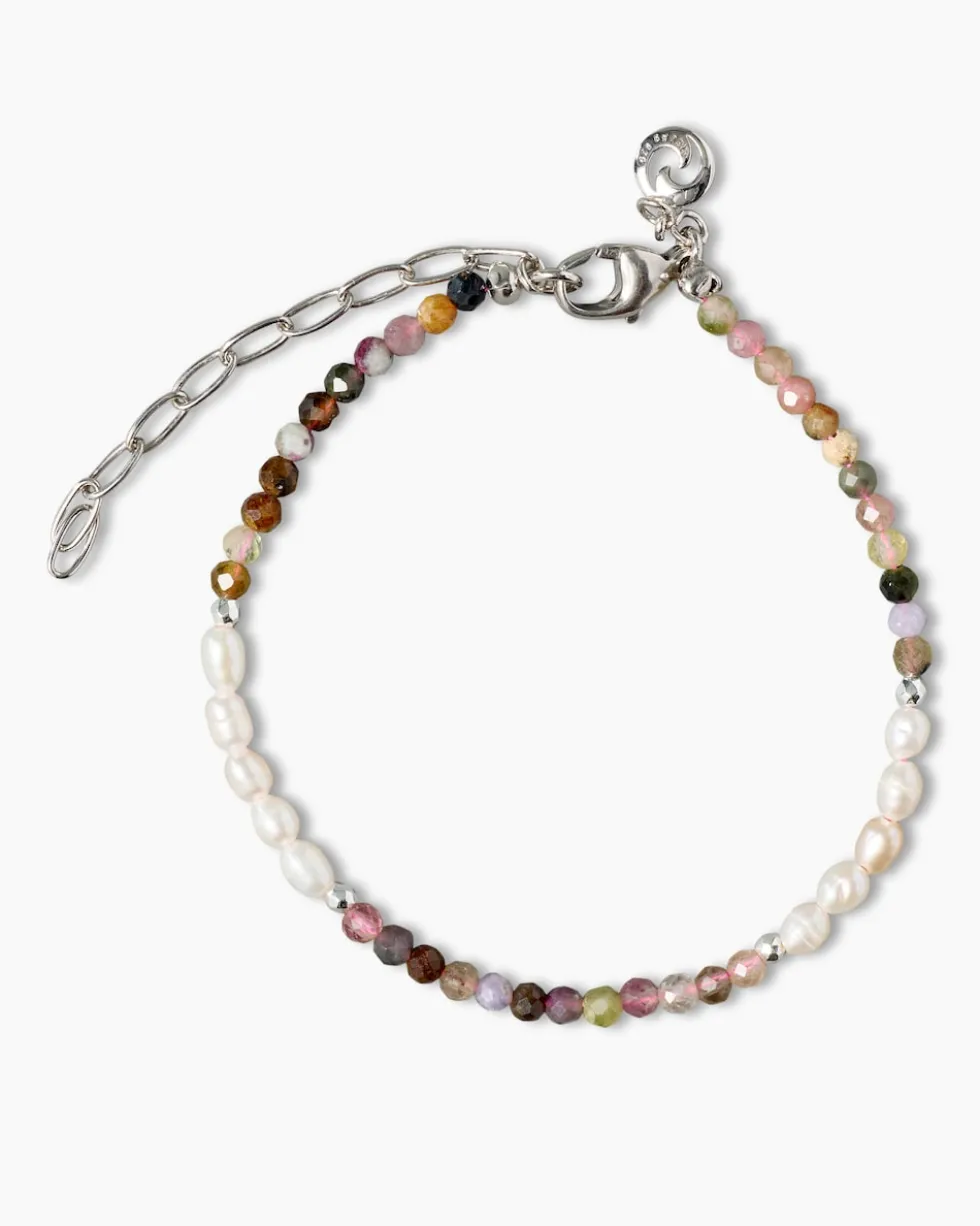 Armband mit Edelsteinen & SWZ-Perlen
