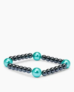 Armband mit Hämatit & MK-Perlen 10mm