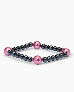 Armband mit Hämatit & MK-Perlen 10mm