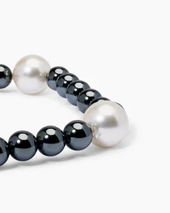 Armband mit Hämatit & MK-Perlen 10mm