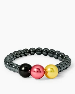Armband mit Hämatit & MK-Perlen 10 mm