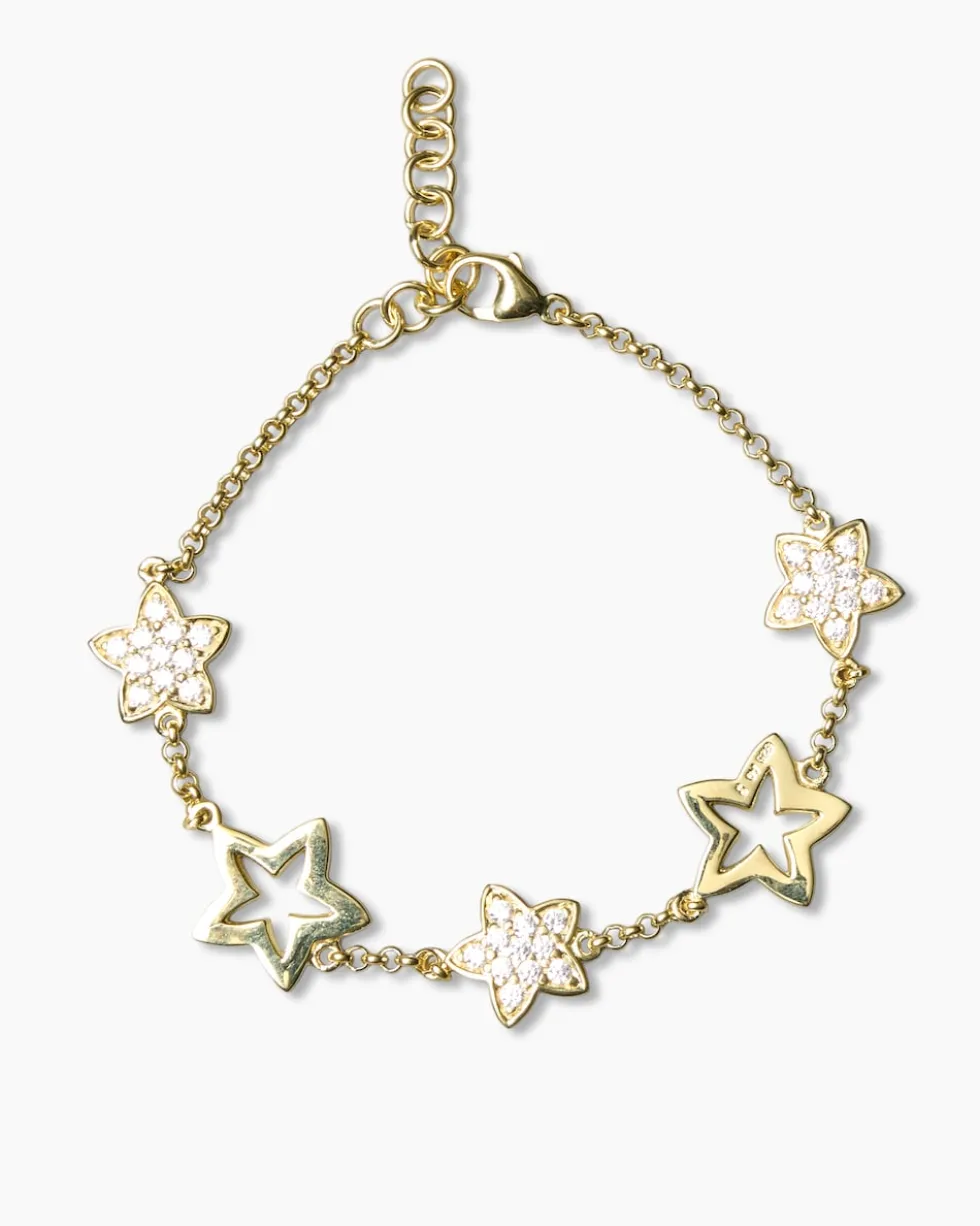 Armband mit Seesternen & Zirkonia