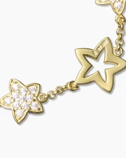 Armband mit Seesternen & Zirkonia
