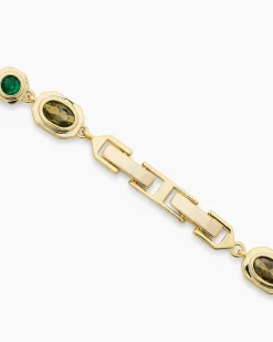 Armband mit Zirkonia, bunt