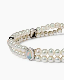 Armband SWZ-Perlen & Kristallopal