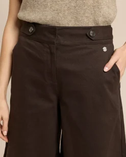 Barelleg Hose mit Bunddetail