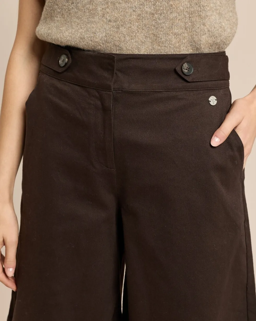 Barelleg Hose mit Bunddetail