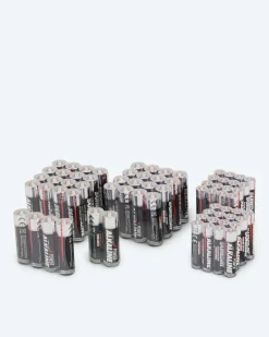 Batterien-Set, 70tlg., 38x AA + 32x AAA