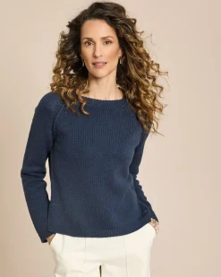 Baumwollpullover mit Raglanarm