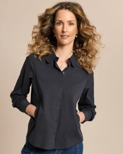 Baumwollstretch Bluse