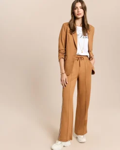 Blazer aus Stretch-Ponte di Roma