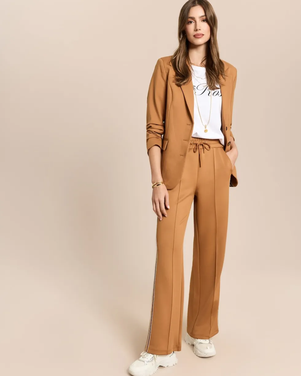 Blazer aus Stretch-Ponte di Roma