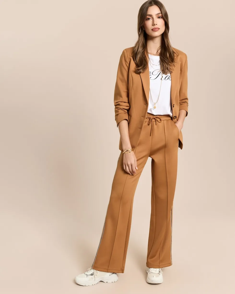 Blazer aus Stretch-Ponte di Roma