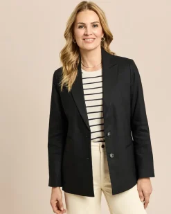 Blazer in Linen-Mix