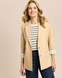 Blazer in Linen-Mix