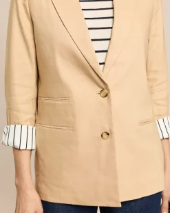 Blazer in Linen-Mix