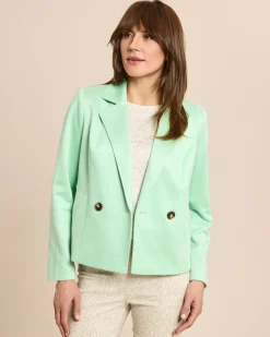 Blazer in Velours Optik