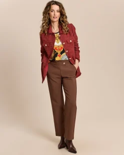 Blazer mit Glitzer und Bouclé-Optik