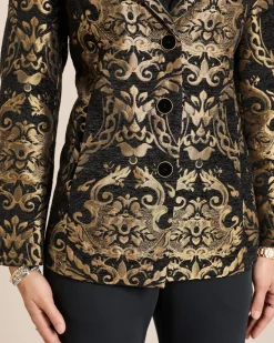 Blazer mit Ornament