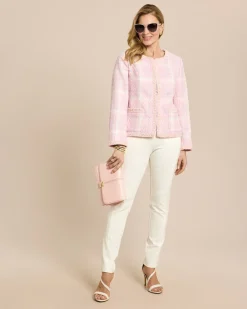Blazer mit Perlendeko