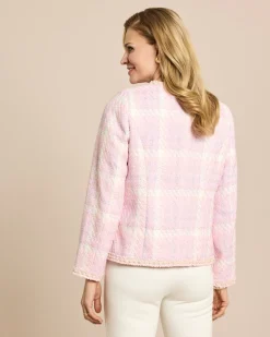 Blazer mit Perlendeko