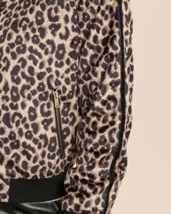 Blouson aus Nicki-Samt