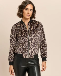Blouson aus Nicki-Samt