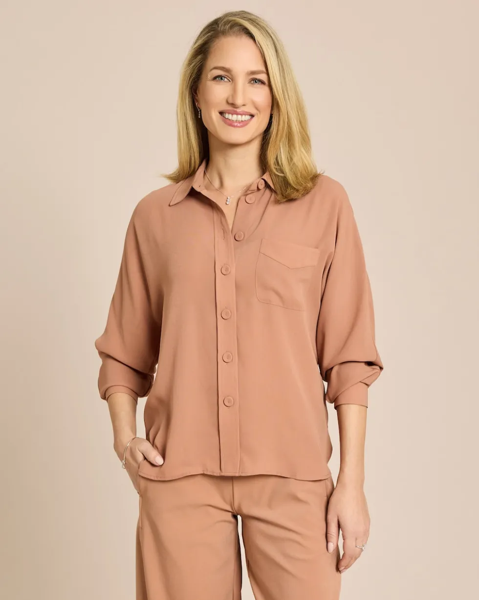 Bluse angeschnittener Arm