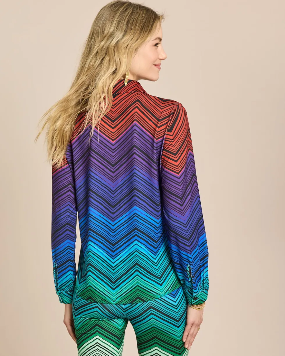 Bluse aus Jersey mit Exklusivdruck