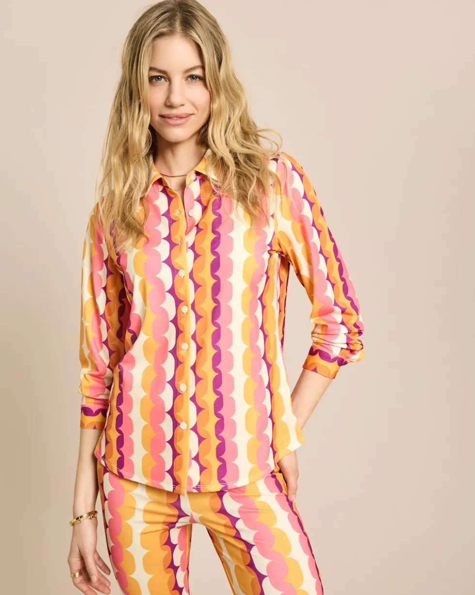 Bluse aus Jersey mit Exklusivdruck