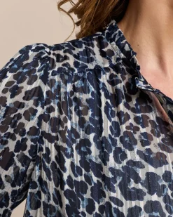 Bluse mit Allover-Print