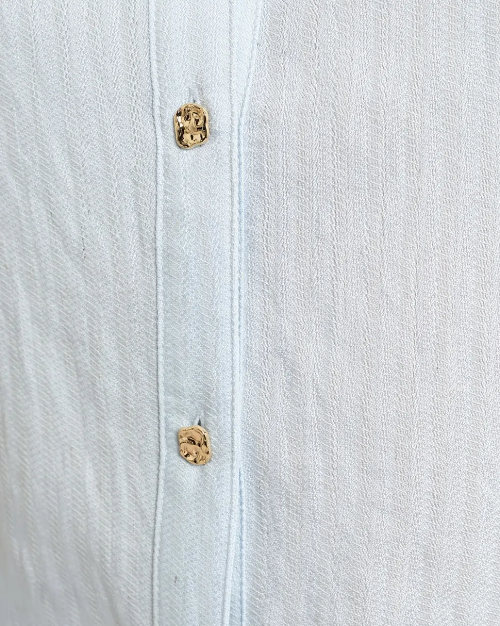 Bluse mit Armrüschen