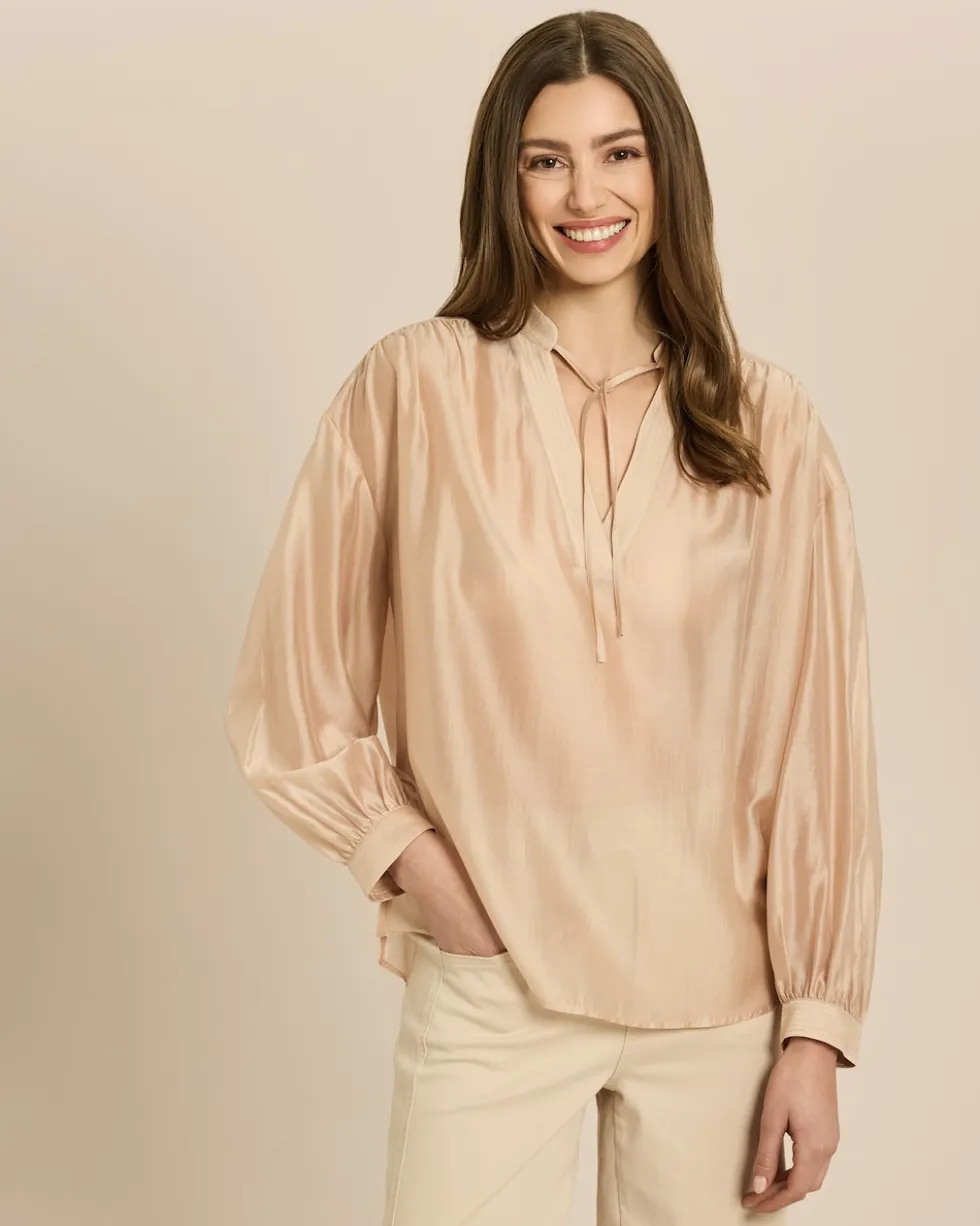 Bluse mit Ballonarm