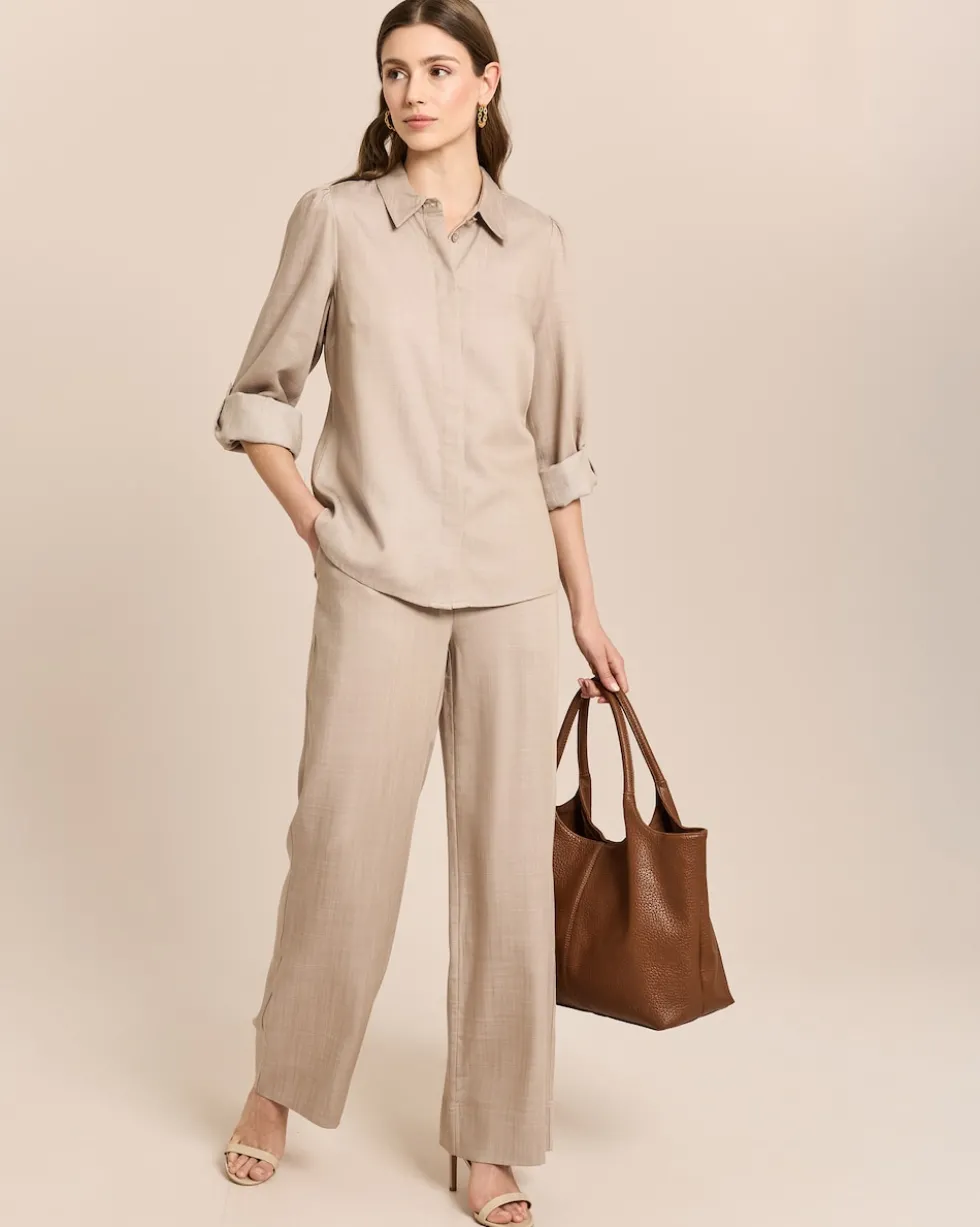 Bluse mit Ballonärmel