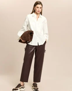 Bluse mit breiter Manschette
