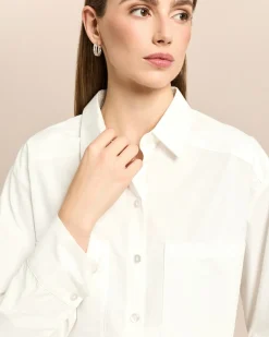 Bluse mit breiter Manschette
