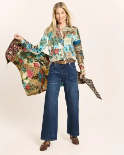 Bluse mit Brusttasche