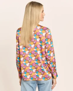 Bluse mit Brusttasche
