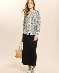 Bluse mit Herzprint